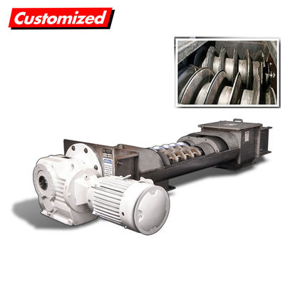 Bom preço. Transportador de parafuso térmico de alta eficiência em aço inoxidável personalizado OEM para as indústrias química e de mineração on-line