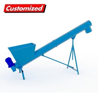 Bom preço. Indústria OEM Conveyor de ventoinha de ventoinha personalizado Conveyor de parafuso flexível para cascalho de concreto on-line