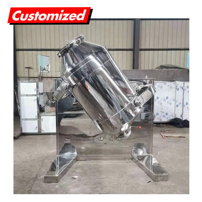 Bom preço. Mixer de potência seca de movimento tridimensional de granulação com 150.000 kg de peso bruto do pacote on-line