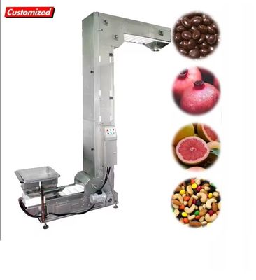 Bom preço. Transportador automático de frutas de palma de aço inoxidável personalizado para linha de embalagem on-line