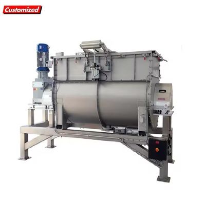 Bom preço. 500 kg Misturador de fita dupla helicoidal de fácil operação para alimentos Farmácia Química on-line