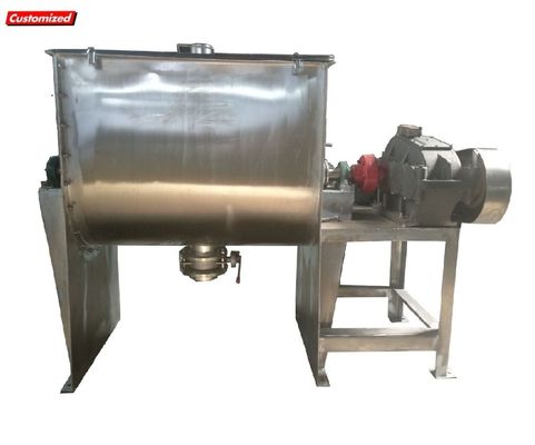 Bom preço. Máquina contínua de mistura de pó de mastigação de 300L com pés antiderrapante, velocidade variável e aquecimento elétrico on-line