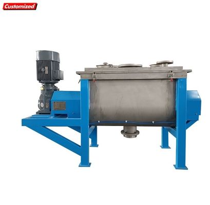 Qualidade Misturador de Fita Horizontal de Grau Alimentício 1000L com Controle de Velocidade Variável para Mistura Eficiente de Pó fábrica