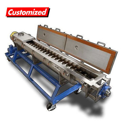 Bom preço. Interlayer resfriado parafuso Auger Conveyo Poupança de energia de alimentos Auger transportador on-line