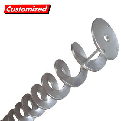 Bom preço. Aço inoxidável SS304/ SS316L Lâmina transportadora de parafuso espiral para indústria química on-line