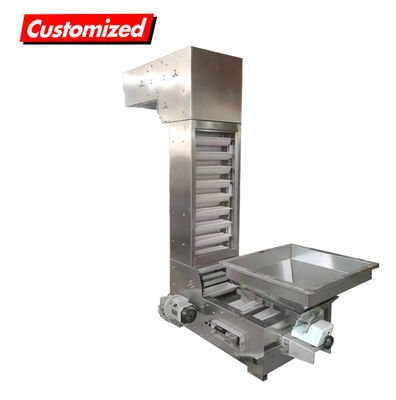 Bom preço. Conveyor de raspagem de grãos de aço inoxidável 304 de forma Z personalizado para desempenho on-line