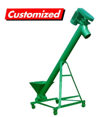 Bom preço. Conveyor de parafuso inclinado resistente ao calor de aço inoxidável personalizável on-line