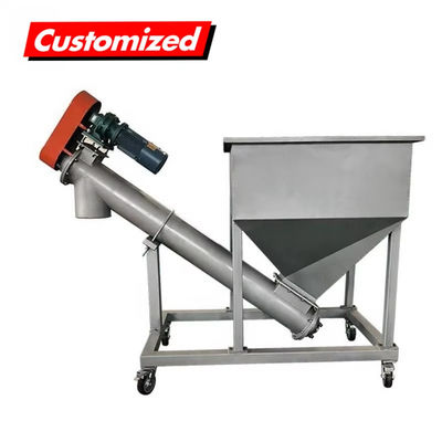 Bom preço. Aço inoxidável resistente ao calor adaptável parafuso parafuso alimentador flexível parafuso transportador on-line