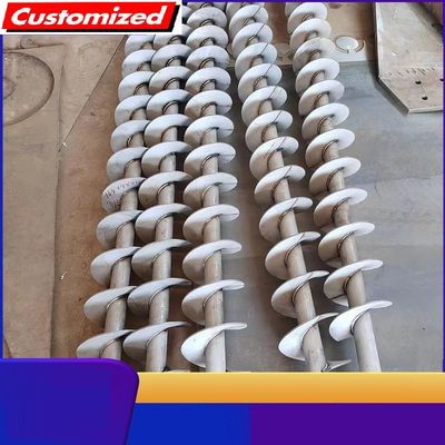 Bom preço. Parafusos de aço inoxidável de alta precisão SS304 SS316 sem eixo, personalizáveis para máquinas de transportadores on-line