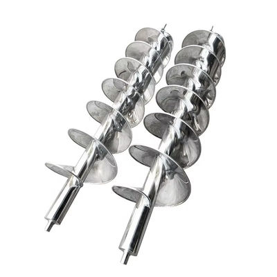 Bom preço. Máquina de transportador de parafusos sem eixo de aço inoxidável resistente ao calor para aplicações industriais on-line