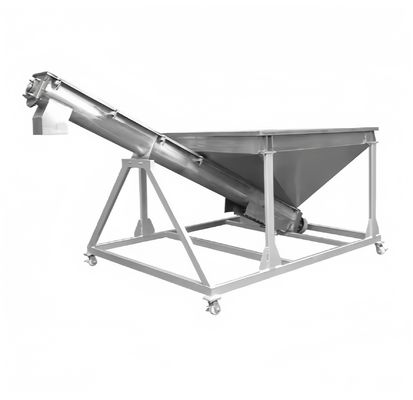 Bom preço. Alimentação automática de torneira com controle PLC para materiais granulares em aço inoxidável e diâmetro espiral personalizável on-line