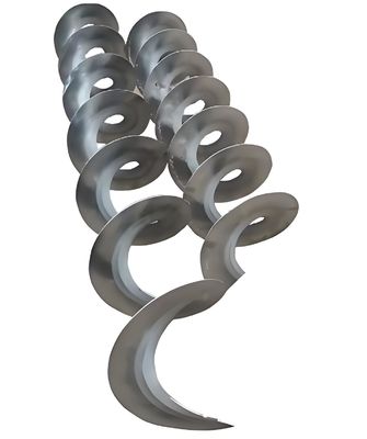 Bom preço. Máquina de voo seccional Máquina de lâmina espiral para transportador de parafuso sem eixo on-line