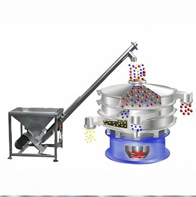 Bom preço. Transportador de parafuso flexível de aço inoxidável com velocidade ajustável e controlo PLC para a indústria química on-line