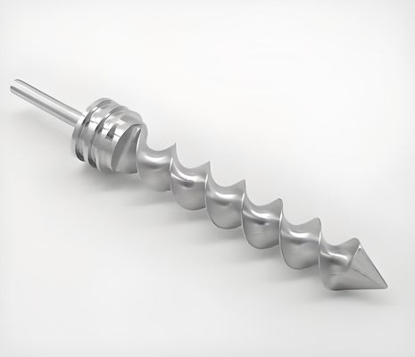Bom preço. OEM Auger de aço inoxidável Peças de mistura de precisão personalizadas Parafuso de extrusão on-line