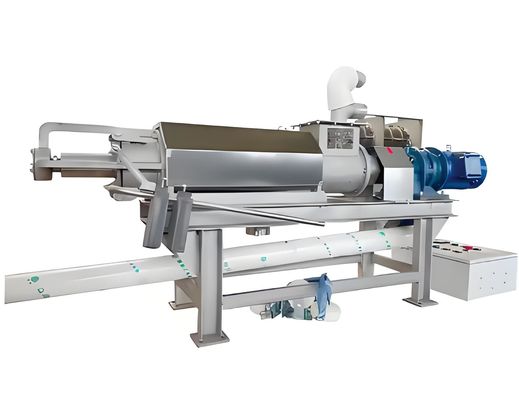 Bom preço. Transportador de parafusos de aço inoxidável com velocidade ajustável para separação eficiente de sólidos e líquidos e fácil limpeza on-line