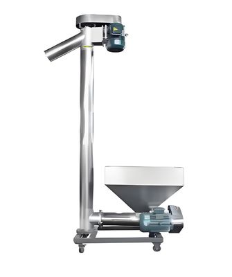 Bom preço. Transportador de parafuso flexível de aço inoxidável com transporte multidirecional e design personalizável para manuseio de materiais industriais on-line