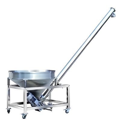 Bom preço. Alimentação de transportadores em espiral de aço inoxidável multiuso para transporte de pó de alimentos, pó de sal e gelo on-line