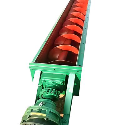 Bom preço. Transportador em espiral de tubo de U para alimentos em pó granular com design fácil de limpar e inclinado de nível industrial on-line
