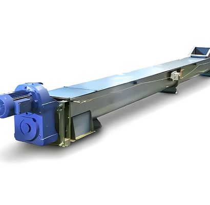 Bom preço. Transportador espiral sem eixo de aço inoxidável em forma de U para cimento de lama e alimentação de pó seco on-line