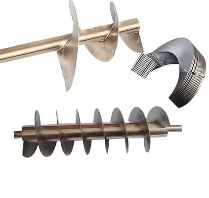 Bom preço. Blade espiral resistente à abrasão de aço inoxidável 304 - Componente de transportador laminado a frio contínuo para máquinas agrícolas on-line