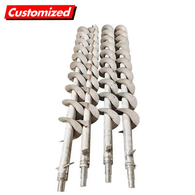 Bom preço. Venda Quente Ferro Inoxidável parafusos Voo Auger lâmina seccional Espiral lâmina Helical Voo Condição Nova on-line