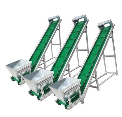 Bom preço. Fácil de operar transportador de parafuso de alumínio em pó ajustável inclinado transportador de auge Solução completa de transporte pregos Indústrias de restaurantes Novo motor on-line