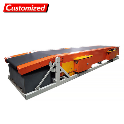 Bom preço. Transportador de correia telescópico móvel 600mm-800mm Largura 220V-440V Personalizado on-line
