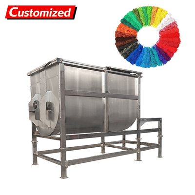 Bom preço. Misturador de fita personalizável Máquina de mistura 500l 1000l 2000l 5000l 10000l 20000l Grande capacidade Misturador de fita para ração animal Misturador de aço inoxidável on-line
