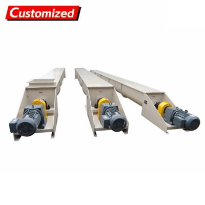 Bom preço. Transportador de parafusos resistente ao calor de aço carbono personalizado para manuseio de materiais industriais on-line