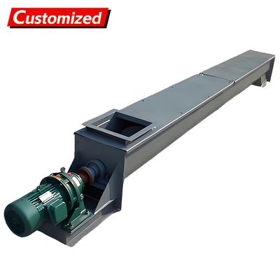 Bom preço. Transportador de parafuso sem eixo de tipo U de aço inoxidável personalizado para tratamento de água com produtividade de 500L/hora e tensão de 220V/380V on-line