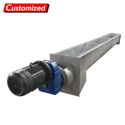 Bom preço. Transportador helicoidal sem eixo de aço inoxidável com fácil manutenção, vedação superior e desempenho anti-enrolamento on-line