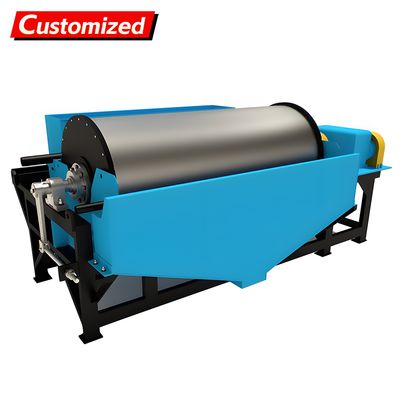 Bom preço. High-Intensity Stainless Steel Wet Drum Magnetic Separator for Ferrous Iron Recycling on-line