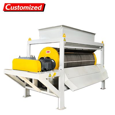 Bom preço. Customized Dry Magnetic Separator with Magnetic Field Strength ≥3000GS for Efficient Ore Processing and Recycling on-line