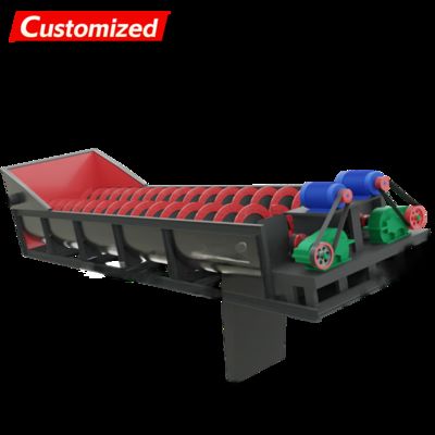 Bom preço. Sand screw Washer  Spiral Sand Washing Machine high cleaning efficiency Energy Saving Mining Equipment wear-resistant steel Screw Sand Washer Machine for Gravel Pebble Basalt on-line