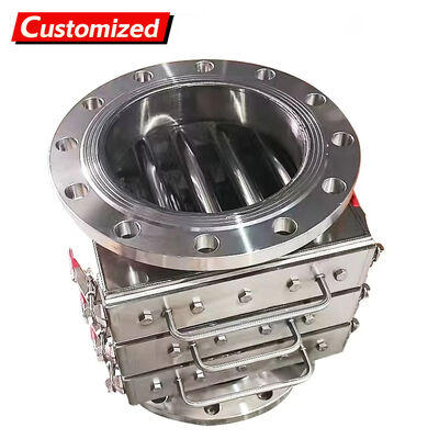 Bom preço. custom Strong Magneticlron Removal Box Semi-automático Caixa Remover Ferro para grandes partículas de pó Mecânico Magnético Grid Tubo Filtro Magnético Separador moq 1pcs on-line