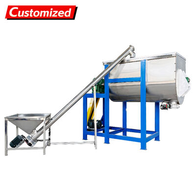 Bom preço. Conveyor de parafuso personalizado Mixer de parafuso duplo em forma de U com lâminas giratórias para indústrias de alimentos, químicos, farmacêuticos e materiais de construção on-line