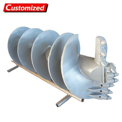 Bom preço. Máquina de perfuração de auge personalizada, Máquina de perfuração de auge, Máquina de perfuração rotativa (com dentes) para construção em camadas de argila, camadas altamente climatizadas e camadas de cascalho on-line