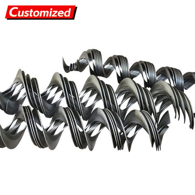Bom preço. Blades espirais personalizadas Construção de aço carbono / aço inoxidável resistente ao desgaste e à corrosão essencial para transporte industrial adequado para indústrias alimentares / químicas on-line