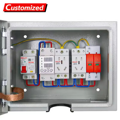 Bom preço. Caixa de distribuição impermeável IP55 com tensão nominal 220V/380V e fechadura certificada antiroubo para aplicações industriais on-line