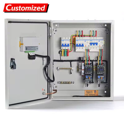 Bom preço. Caixa de controle de bomba de água de aço galvanizado a quente personalizada com proteção IP30-IP65 e painel de distribuição de energia de tensão nominal 220V/380V on-line