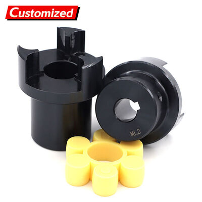 Bom preço. OEM Customizado Design de cinco pontos de aço flexível Rectangular Spline Shaft acoplamento com Keyway estrutura cônica e 2000n-m Torque nominal on-line