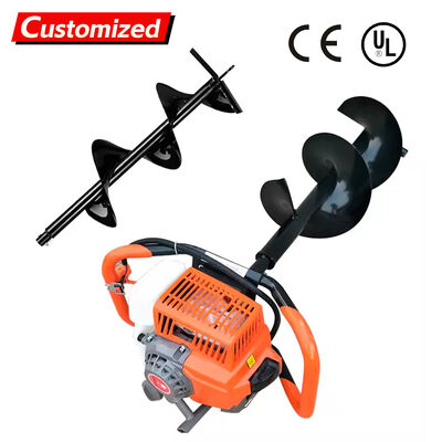 Bom preço. Máquina de perfurar terra portátil movida a gasolina - Máquina de perfurar árvores multifuncional para plantação de árvores e mineração on-line