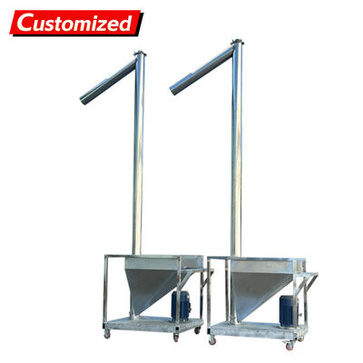 Bom preço. Transportador de parafuso vertical de aço inoxidável personalizado para elevação de materiais resistentes ao calor on-line
