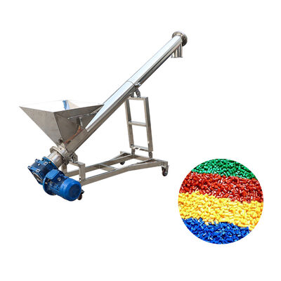 Bom preço. Transportador de parafuso em forma de U sem eixo duplo de tubo inclinado de aço inoxidável personalizado 304/316 para partículas de poeira on-line