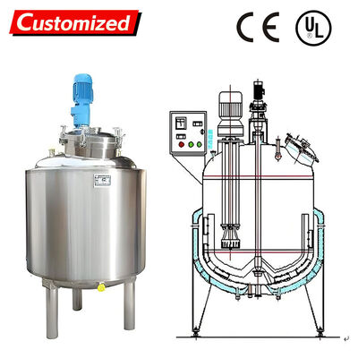 Bom preço. Homogeneizador e dispersor de aço inoxidável 500L/1000L feito sob medida para pastas químicas e mistura de líquidos on-line