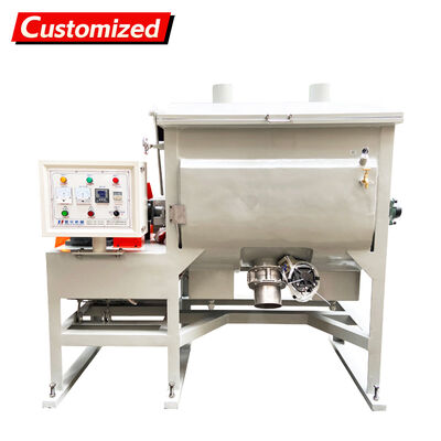 Bom preço. Misturador de pó de fita horizontal semiautomático de aço inoxidável de capacidade de 350L para PVC on-line
