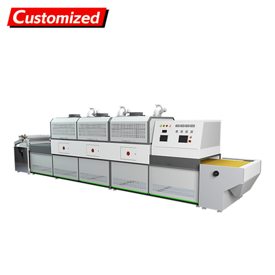 Bom preço. Secador de microondas de tipo túnel inteligente e contínuo personalizado Secador de microondas industrial automático de alta eficiência e economia de energia on-line