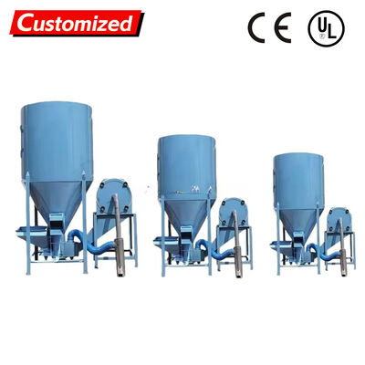 Bom preço. Máquina de trituração de ração vertical de alta potência, de 300-2000 kg/h, personalizada, para processamento de rações para aves de capoeira e animais de criação on-line